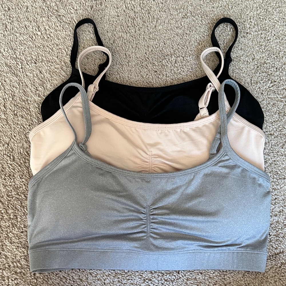 32 Degrees Bralettes — like new! 3 pack!